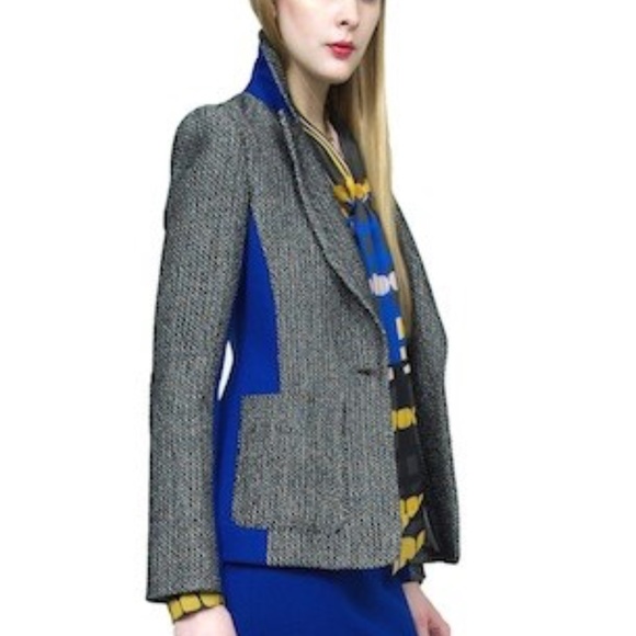 NEW Yoana Baraschi Mixed Media Ivy Blazer Jacket